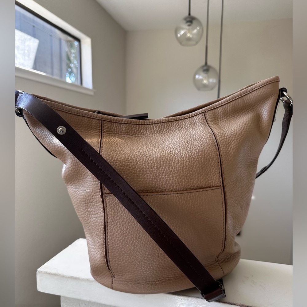 Cole Haan Women's Pebbled Leather Hobo Bag  for Cross Body or Shoulder